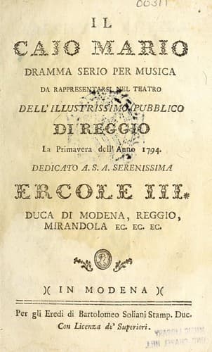 Il Caio Mario