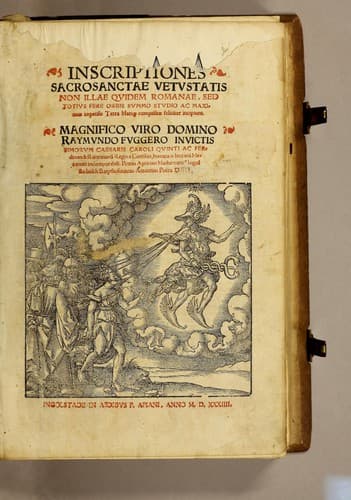 Inscriptiones sacrosanctae vetustatis non illae quidem Romanae, sed totius fere orbis summo studio ac maxiimis impensis terra mariq[ue] conquisitae feliciter incipiunt
