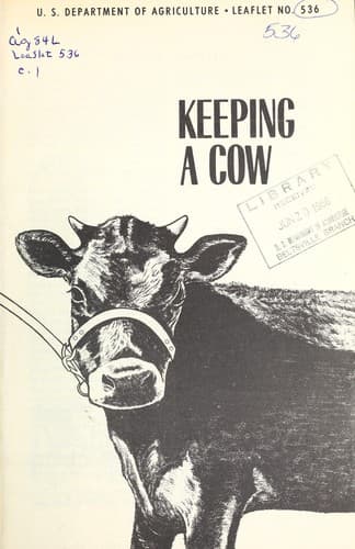 Keeping a cow