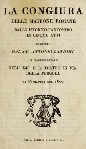 La congiura delle matrone romane