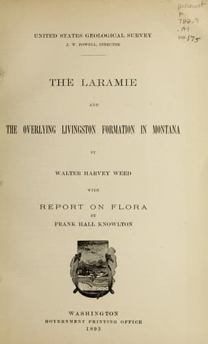 The Laramie and the overlying Livingston formation in Montana