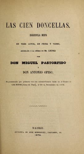 Las cien doncellas