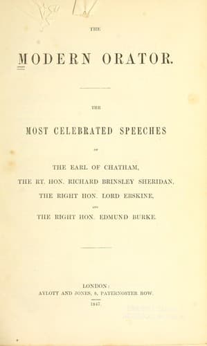 The Modern orator