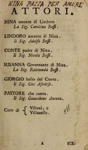 Nina pazza per amore