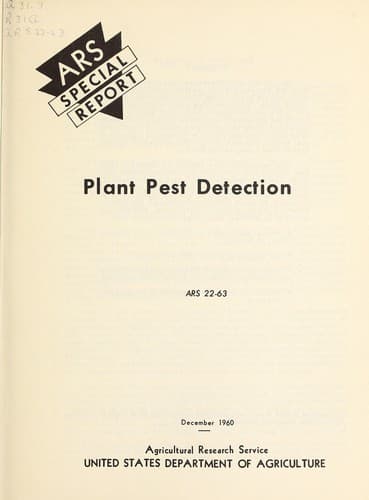 Plant pest detection