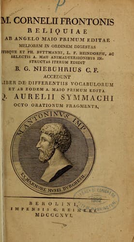 Reliquiae ab Angelo Maio primum editae meliorem in ordinem digestas...