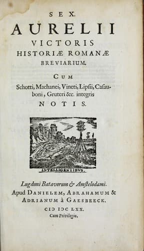 Sex. Aurelii Victoria Historiae Romanae breviarium