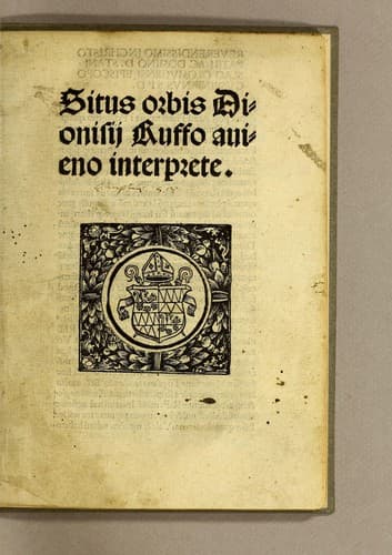Situs orbis Dionisij Ruffo Auieno interprete