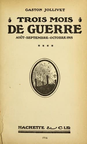 Trois mois de guerre