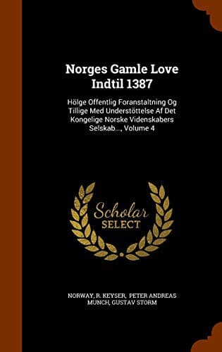 Norges Gamle Love Indtil 1387