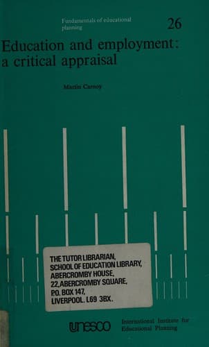 Education and employment