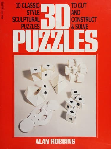 3D puzzles to cut & construct