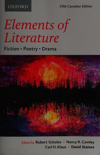 Elements of Literature - Fiction, Poetry, Drama