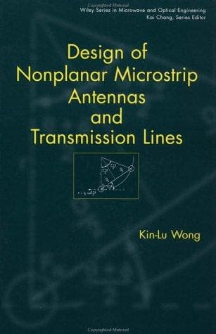 Design of nonplanar microstrip antennas and transmission lines