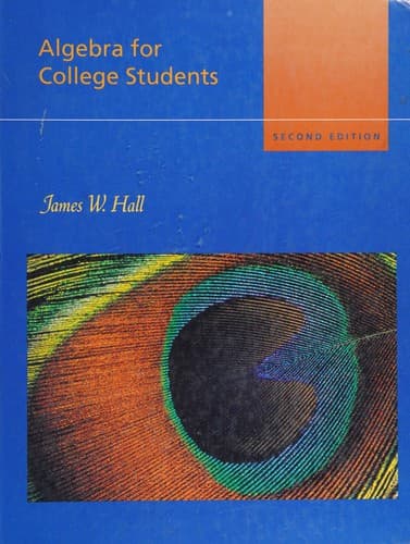 Algebra for college students