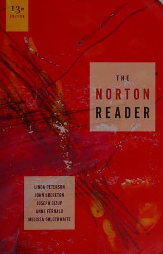 The Norton reader -- thirteenth edition