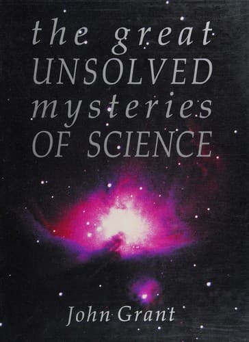 The great unsolved mysteries of science