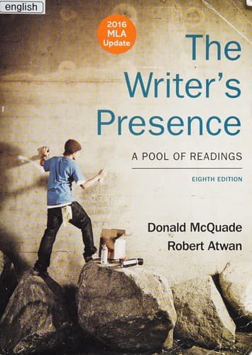 The writer's presence -- eighth edition