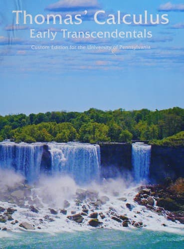Thomas' Calculus early transcendentals