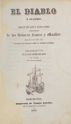 El diablo á cautro