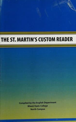 The St. Martin's custom reader
