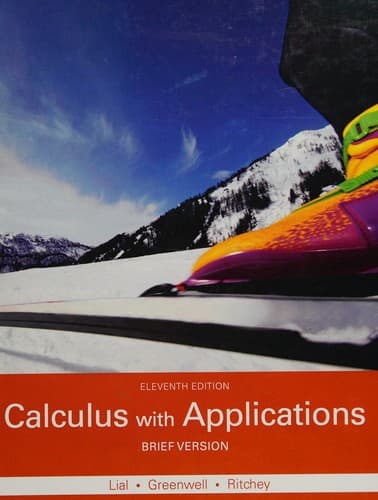 Calculus with Applications, Brief Version