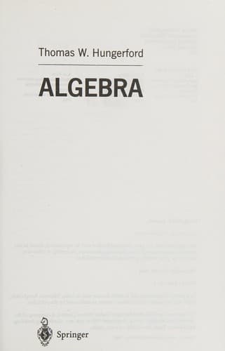 Algebra