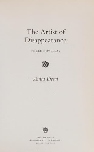 Artist of Disappearance