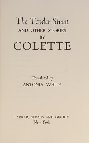 The tender shoot, and other stories