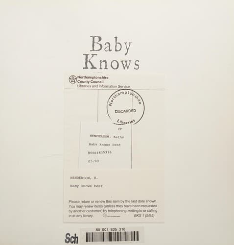 Baby knows best