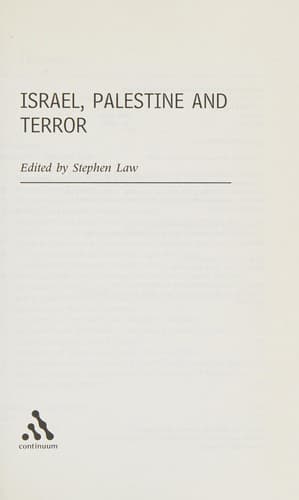 Israel, Palestine and terror