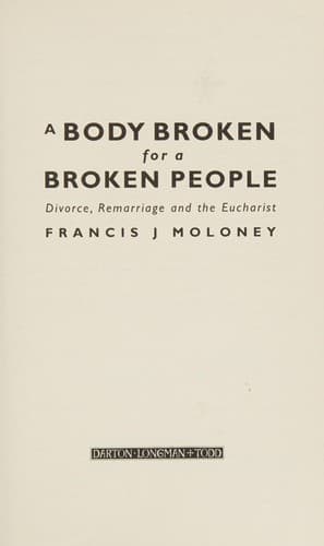 A body broken for a broken people