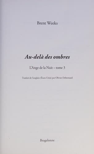Au-delà des ombres