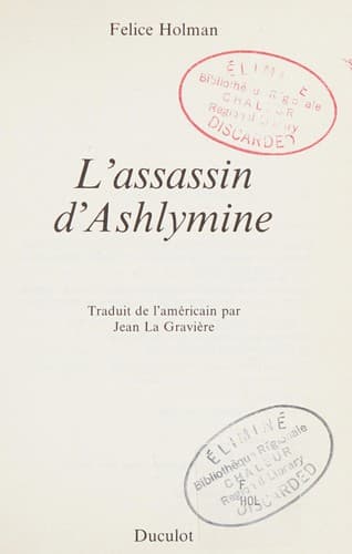 L'assassin d'Ashlymine
