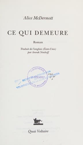 Ce qui demeure