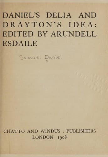 Daniel's Delia and Drayton's Idea