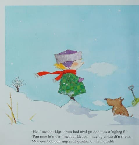 Lleucu, Angyles yr Eira