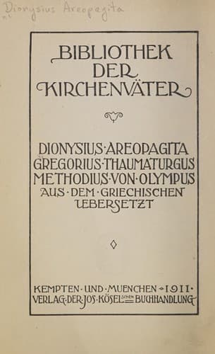 Dionysius Areopagita