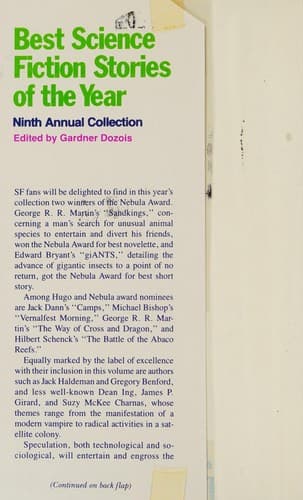 Best science fiction stories of the year -- ninth annual collection