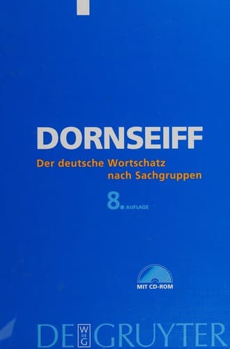 Der deutsche Wortschatz nach Sachgruppen
