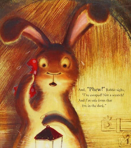 The fox in the dark