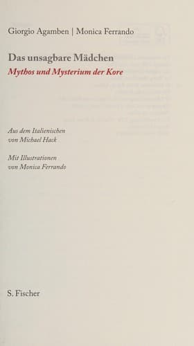 Das unsagbare Mädchen