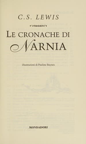 <<Le>> cronache di Narnia