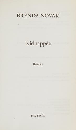 Kidnappée