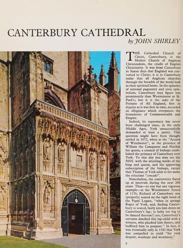 Pictorial History of Canterbury Cathedral