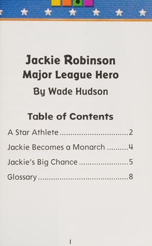 Jackie Robinson, major league hero