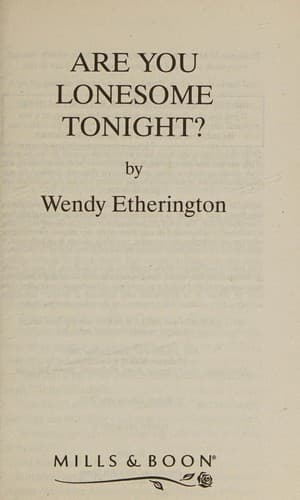 Are You Lonesome Tonight?