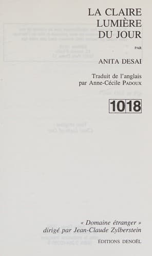 La claire lumière du jour