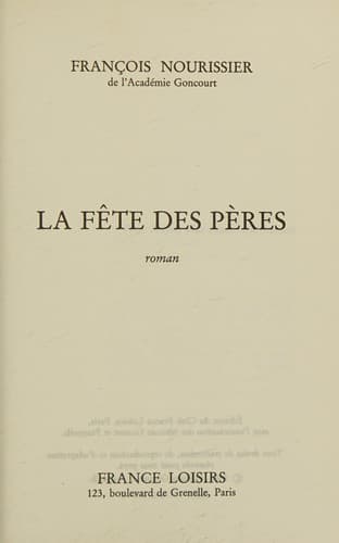 La Fête des pères