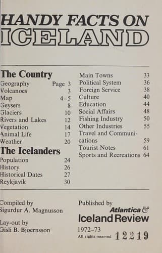 Handy facts on Iceland